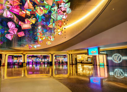 A view of the slot machines at Wind Creek Chicago Southland